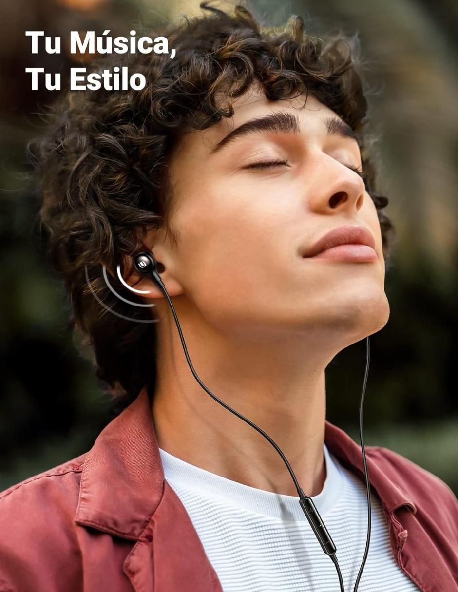 Audífonos In-Ear alámbricos con cancelación de ruido