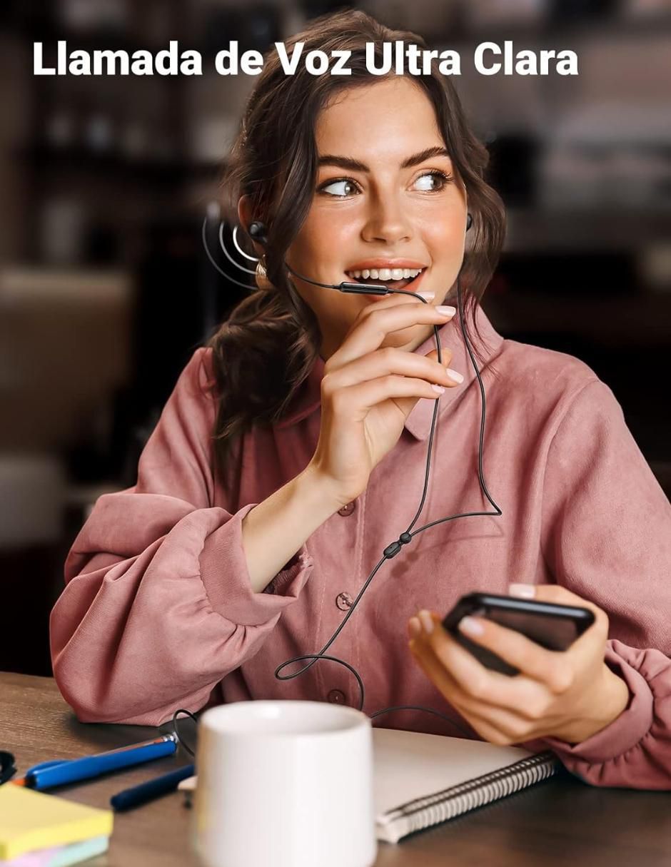 Audífonos In-Ear alámbricos con cancelación de ruido