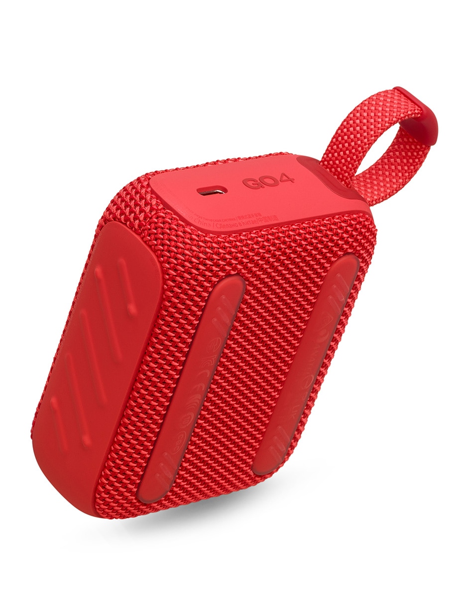 BOCINA PORTÁTIL JBL JBLGO4, ROJO