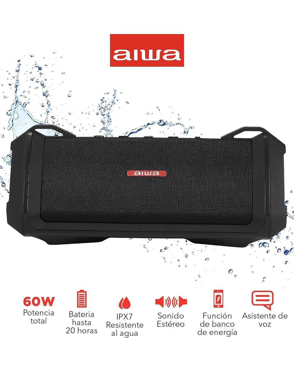 Bocina portátil Exos3-BLK bluetooth 5