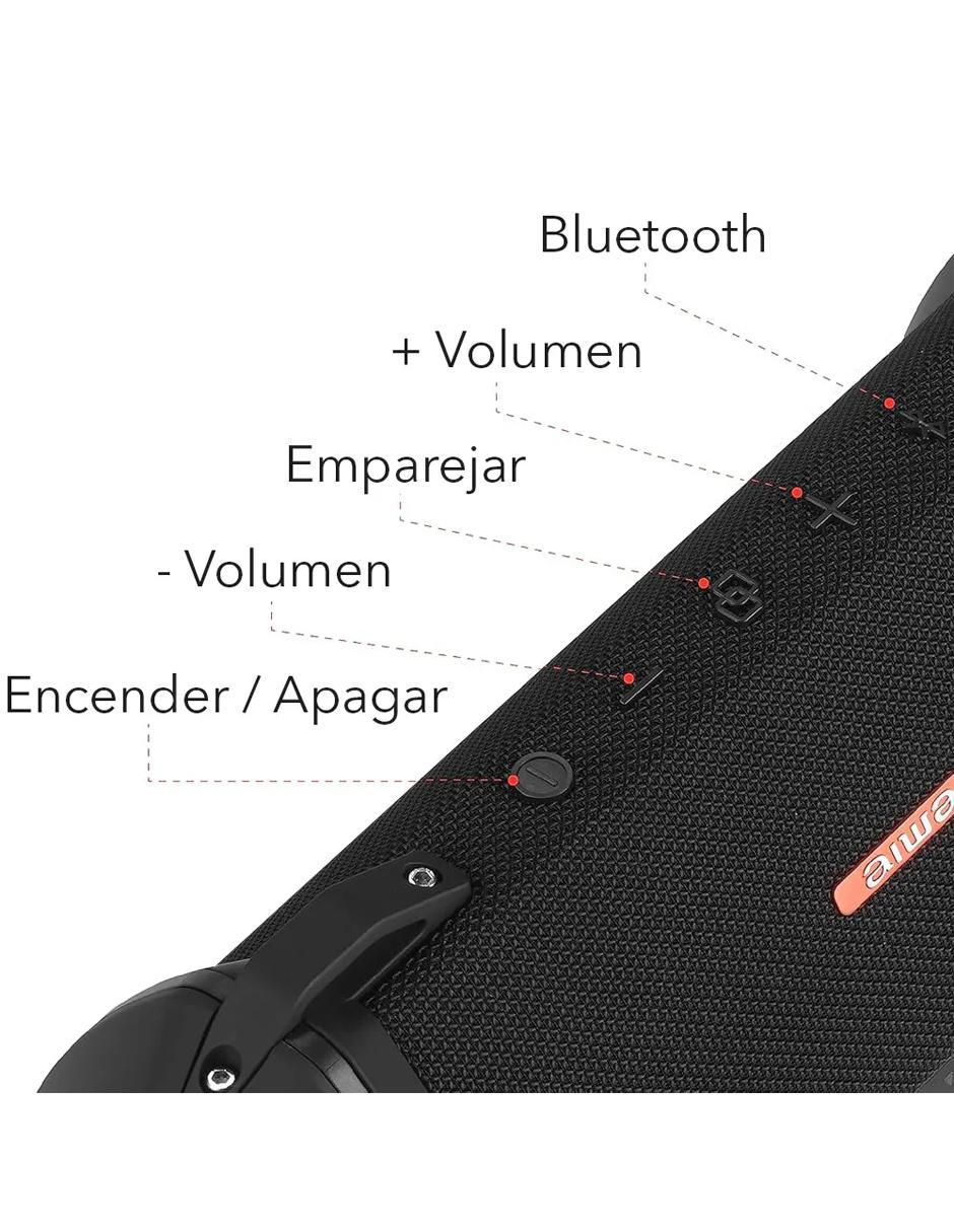 Bocina portátil Exos3-BLK bluetooth