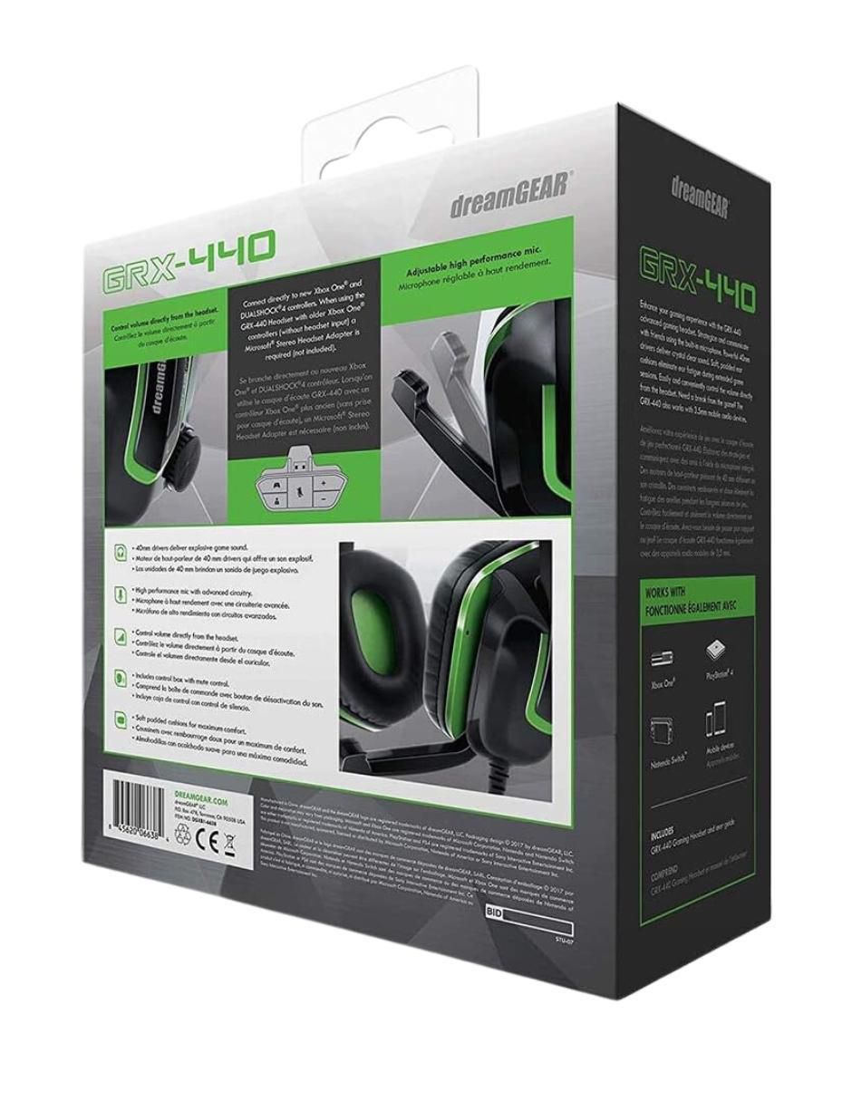 Audífonos Over-Ear Grx-440 alámbricos