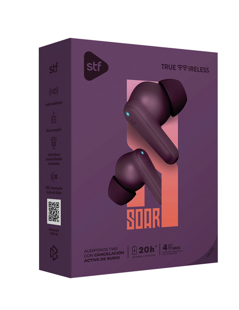 Audífonos True Wireless Soar Anc inalámbricos con cancelación de ruido 4