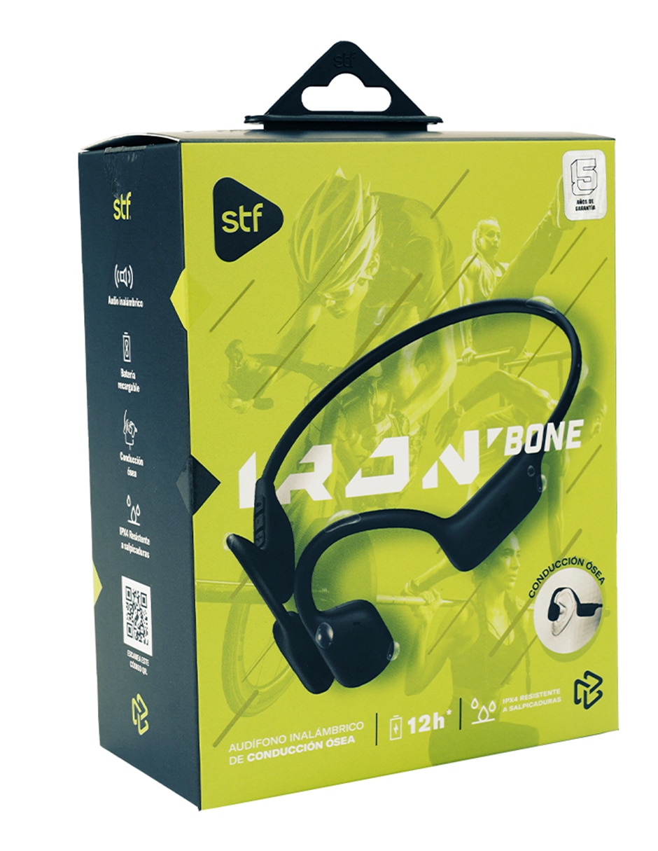 Audífonos True Wireless Iron Bone Conduction inalámbricos 8