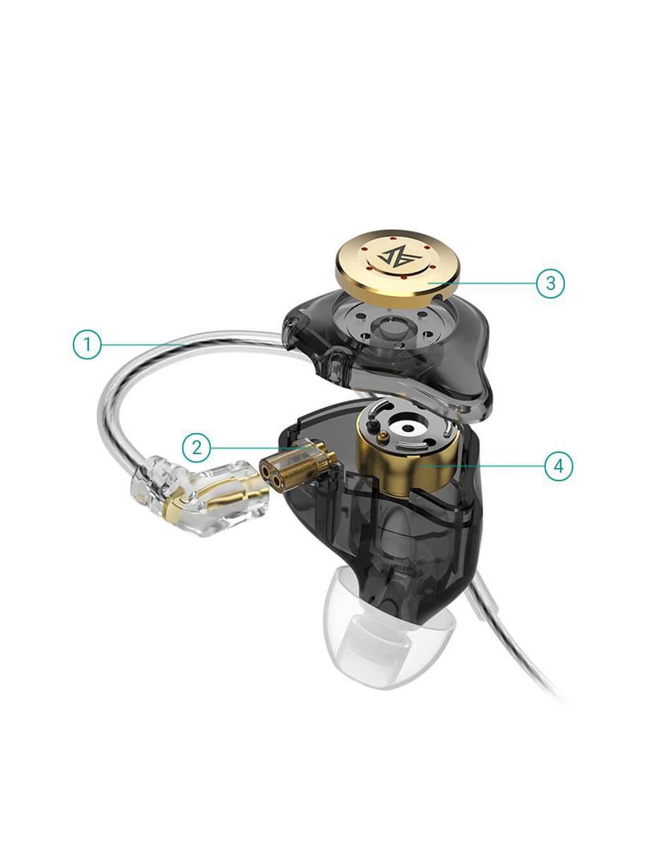 Audífonos In-Ear Edx Pro alámbricos