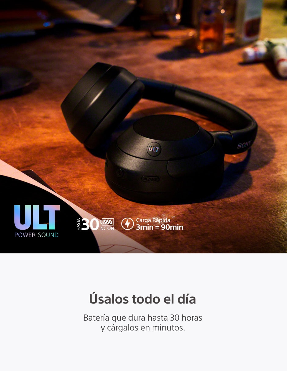 Audífonos Over-Ear alámbricos/inalámbricos con cancelación de ruido 5