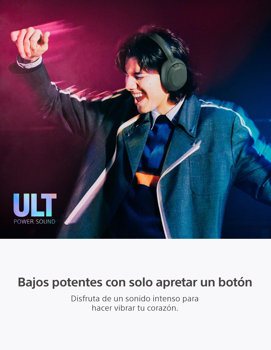AUDÍFONO OVER EAR SONY WHULT900N, GRIS