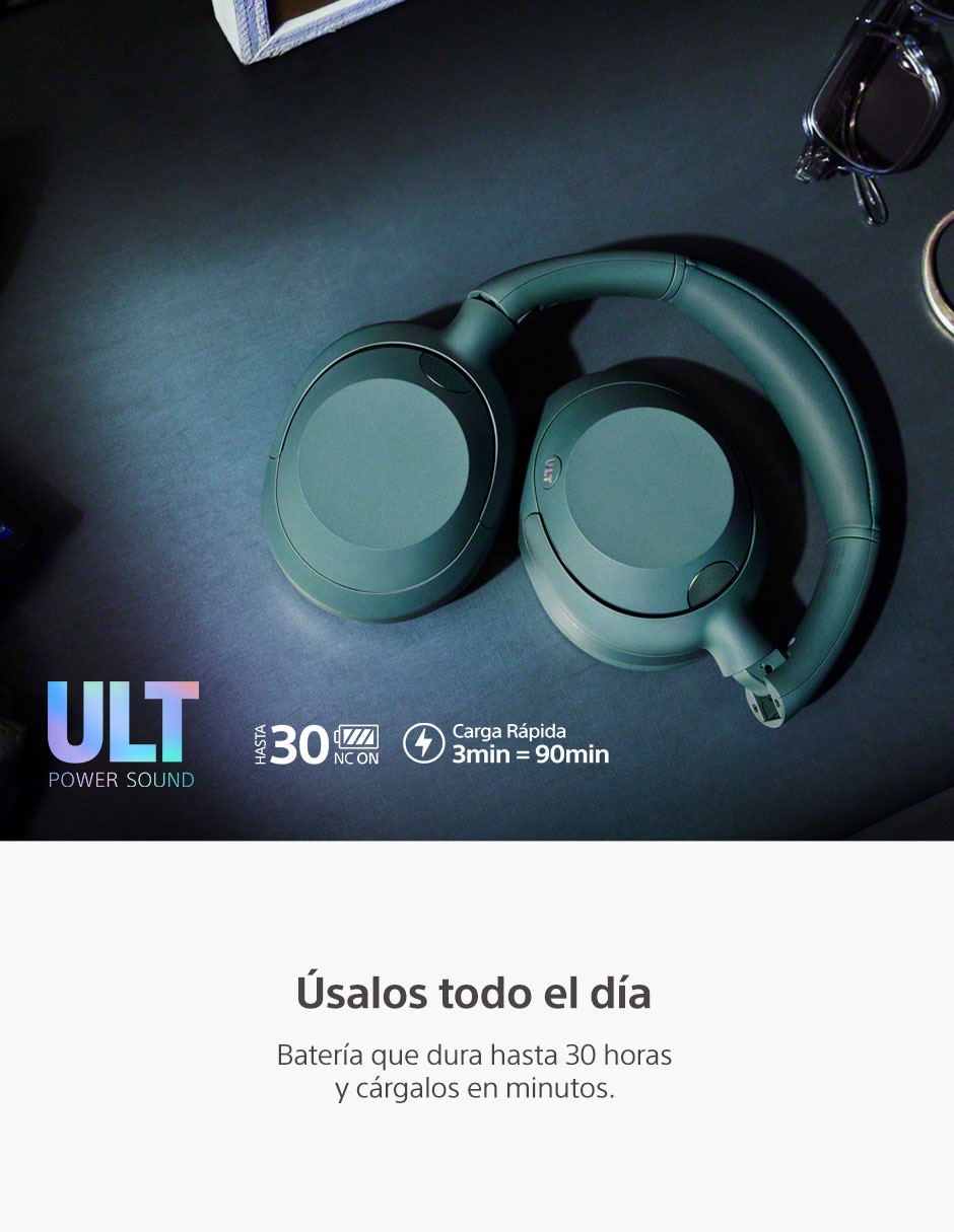 AUDÍFONO OVER EAR SONY WHULT900N, GRIS