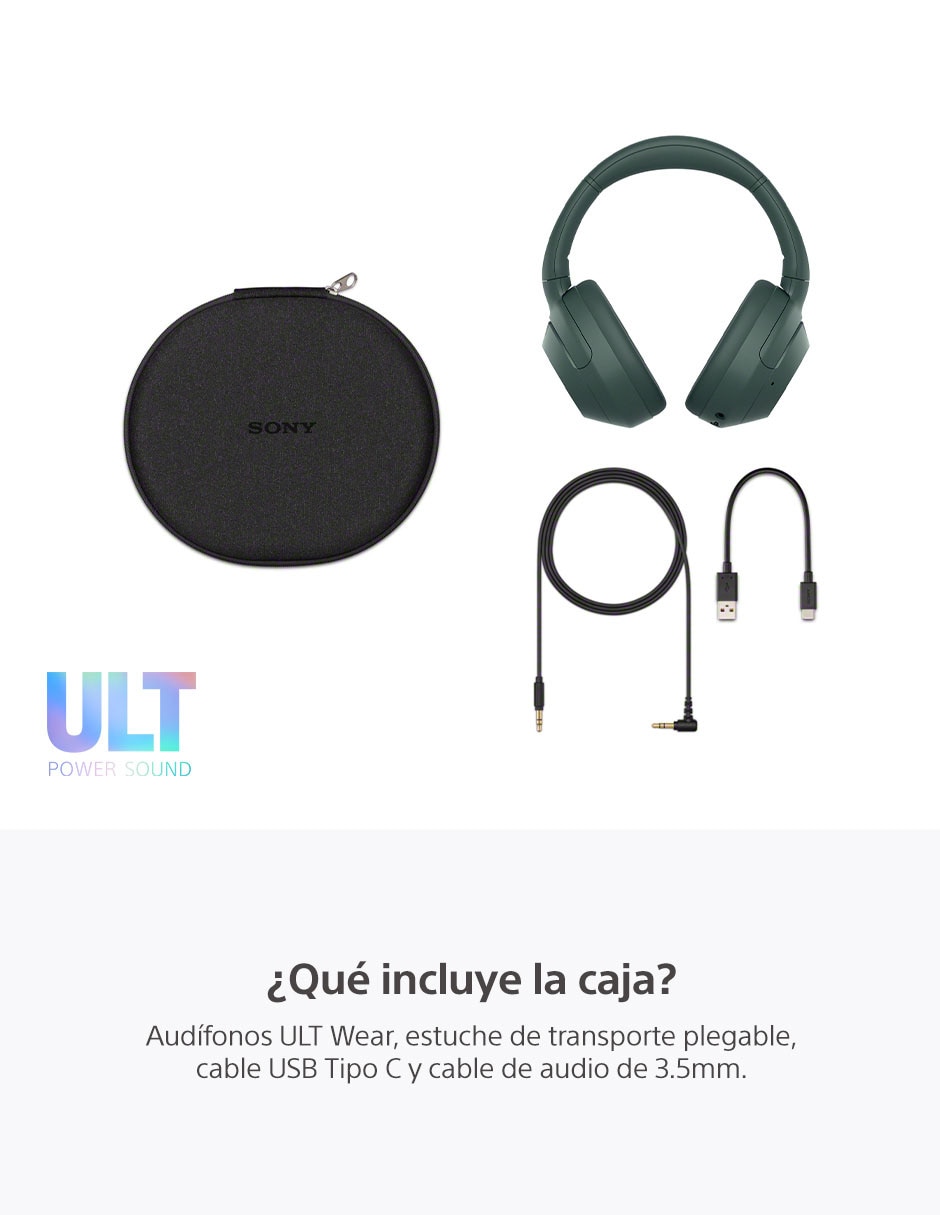 AUDÍFONO OVER EAR SONY WHULT900N, GRIS