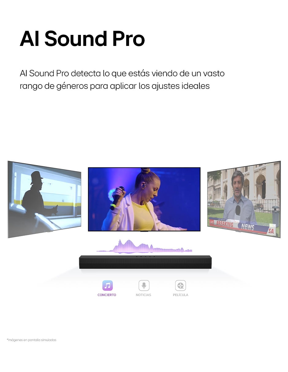 Barra de sonido S40T con subwoofer 10