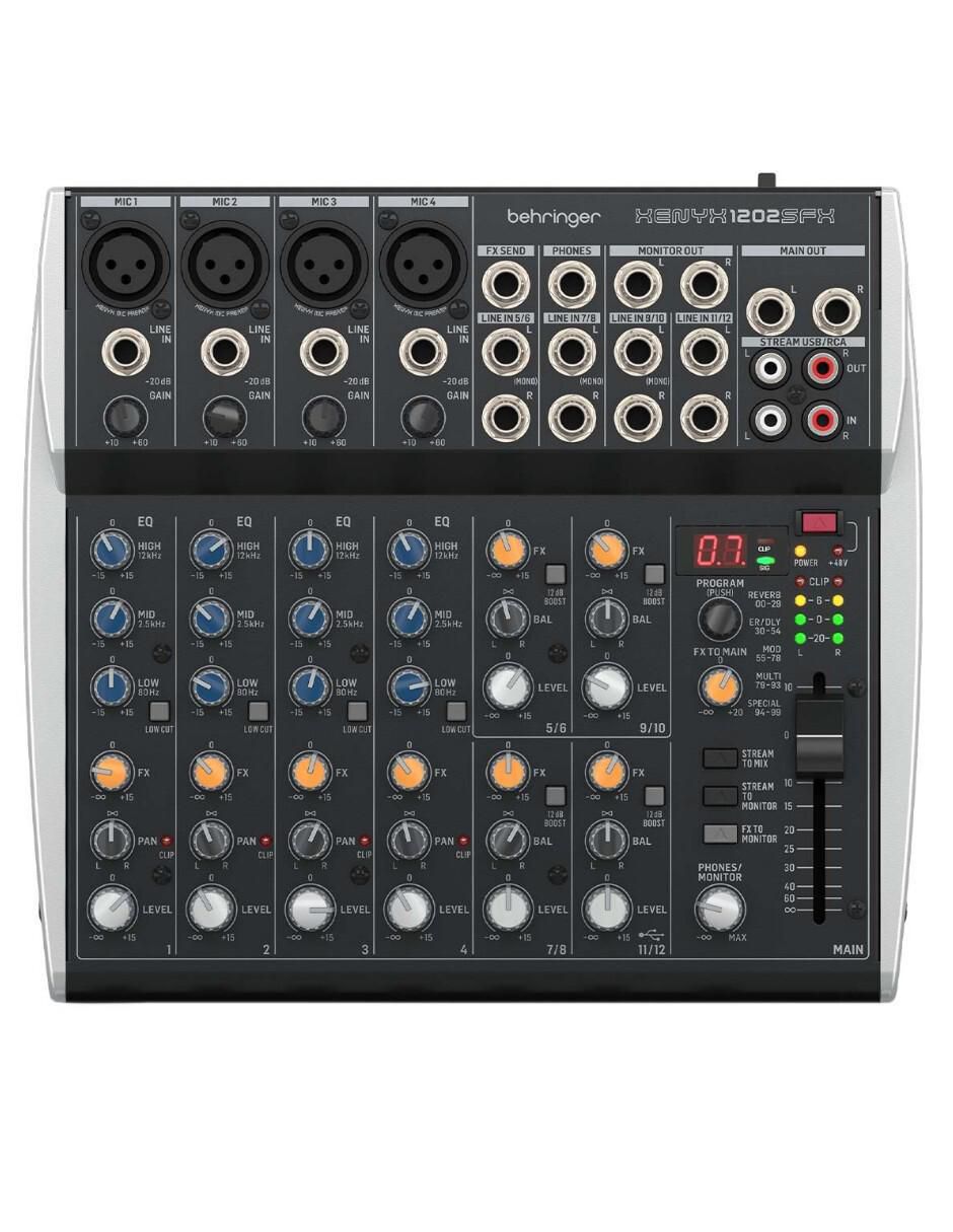 Mezcladora DJ Behringer XENYX-1202SFX