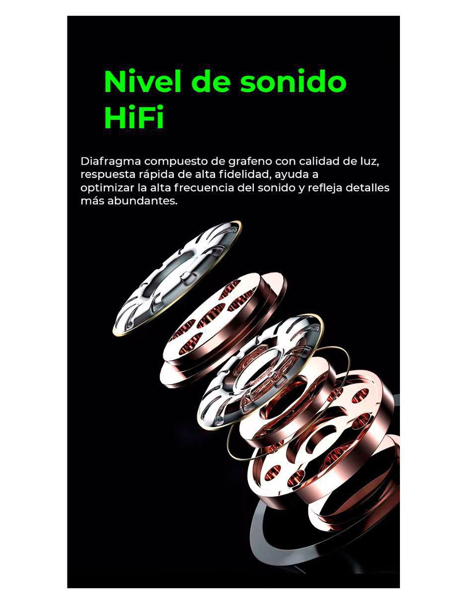 Audífonos True Wireless Shinobi inalámbricos con cancelación de ruido