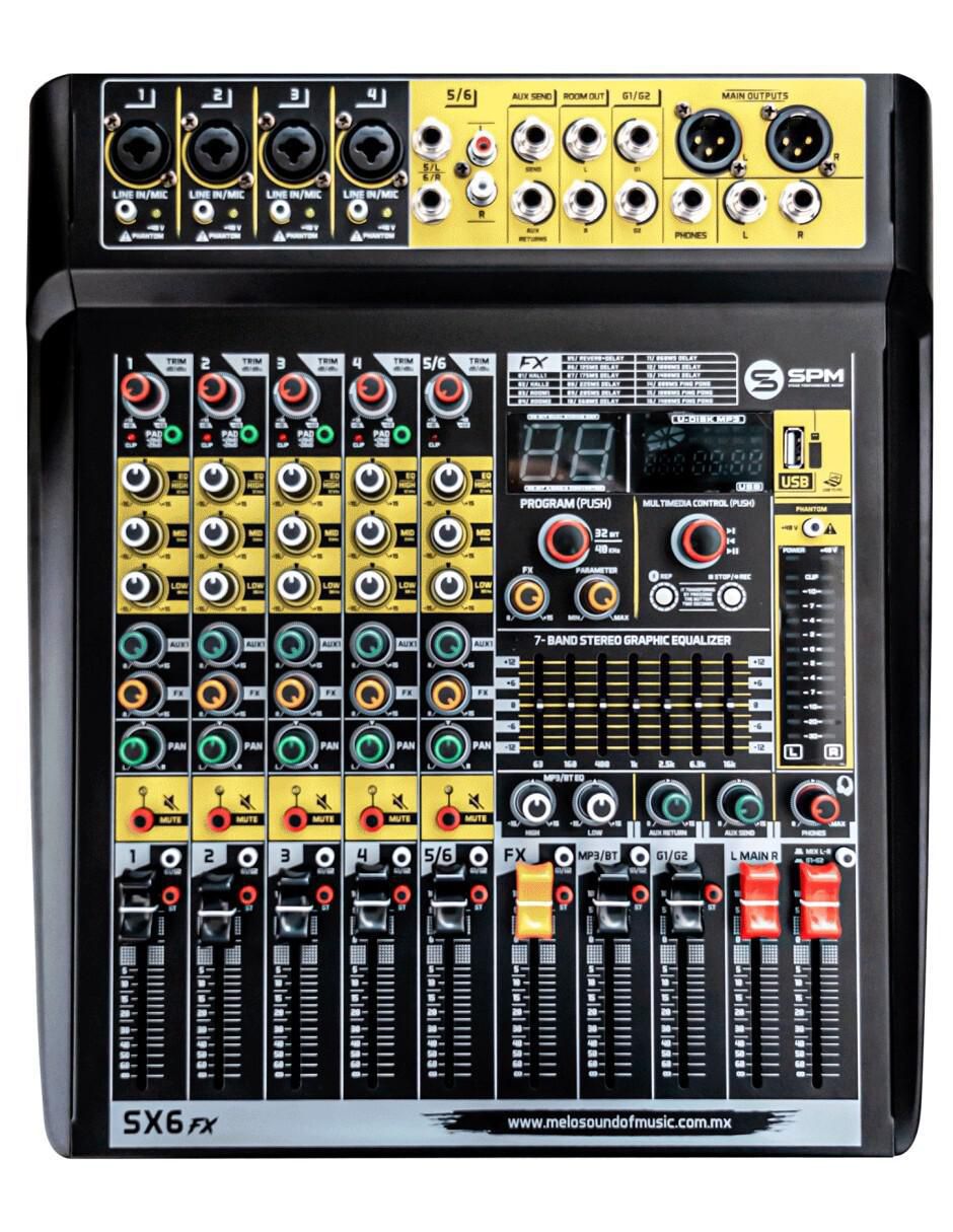 Mezcladora SX6FX Mezcladora SX6FX