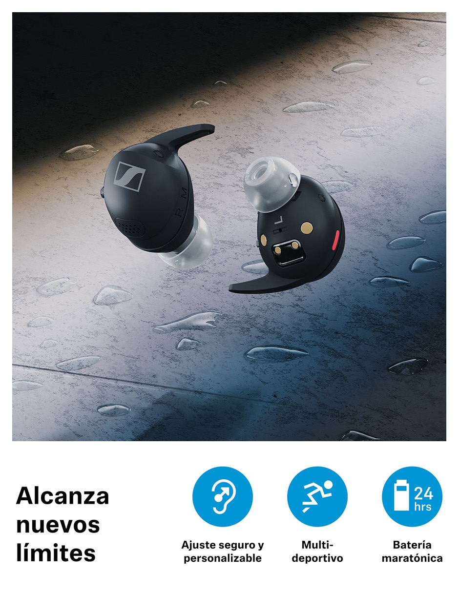 Audífonos In-Ear Momentum Sport inalámbricos con cancelación de ruido 2