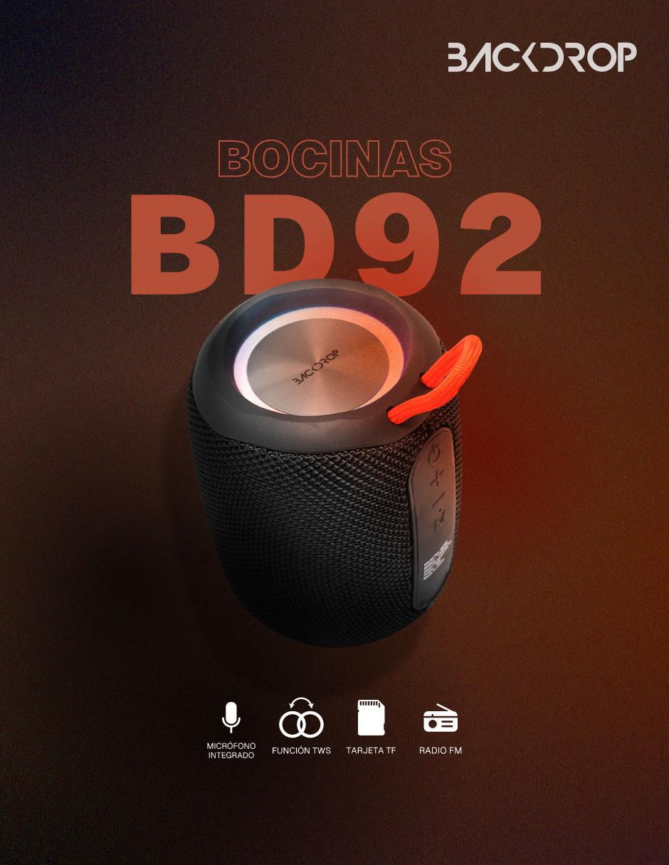 Bocina portátil BD92 bluetooth 2