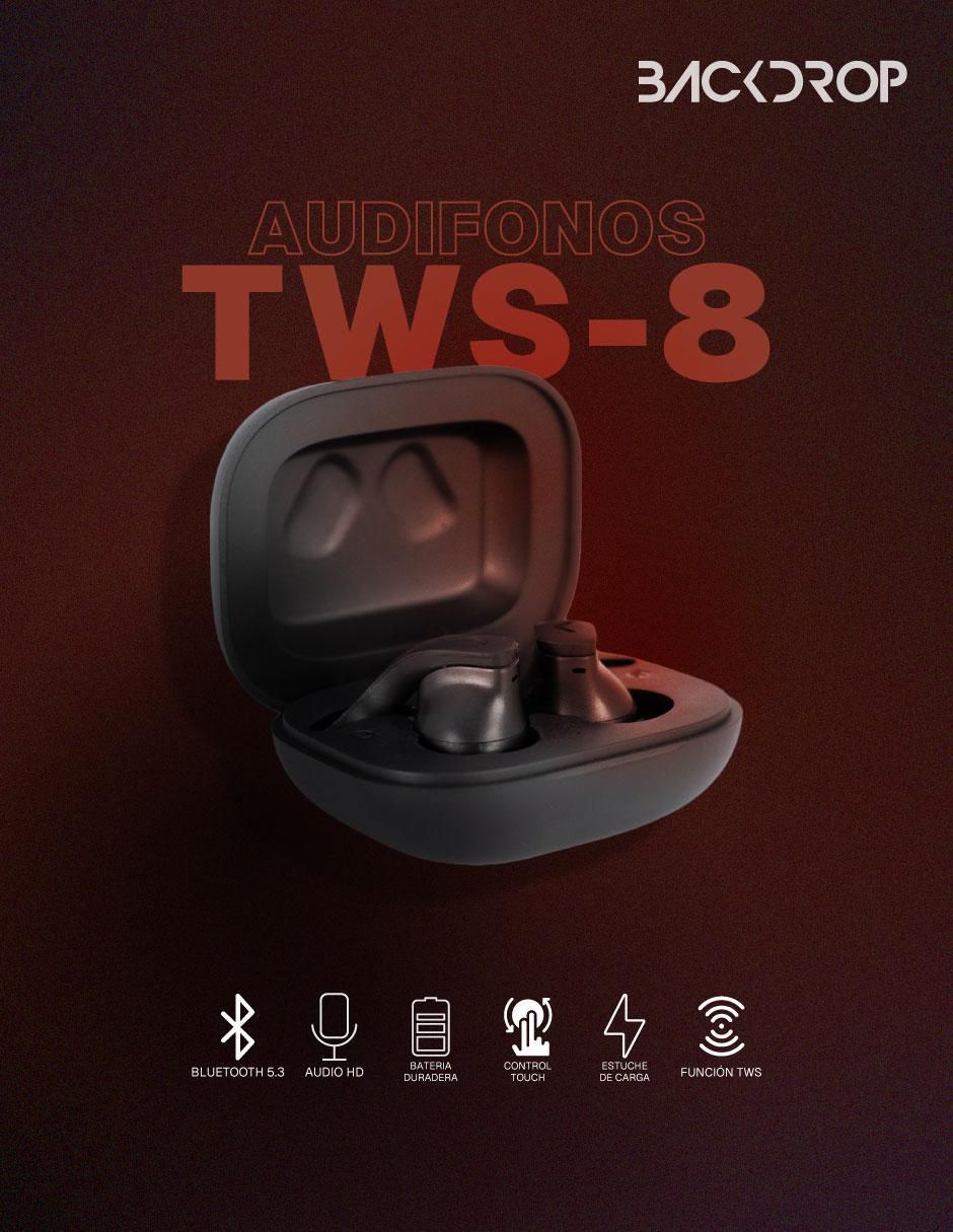 Audífonos True Wireless Tws-8 inalámbricos