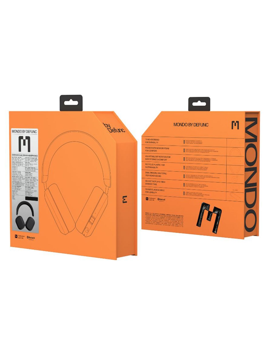Audífonos Over-Ear Dual driver inalámbrica con cancelación de ruido 6