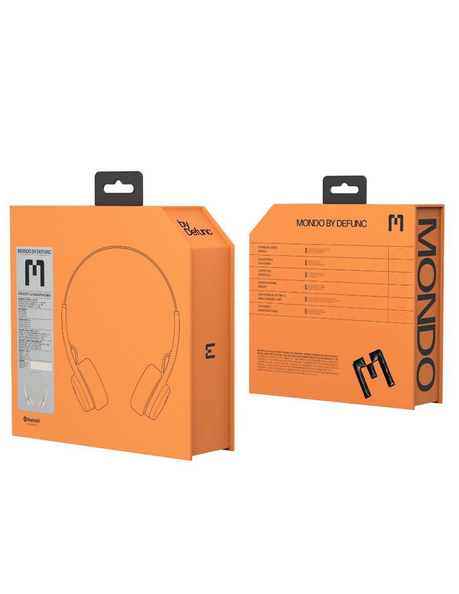 Audífonos On-Ear Mondo Freestyle alámbrico e inalámbrico con cancelación de ruido