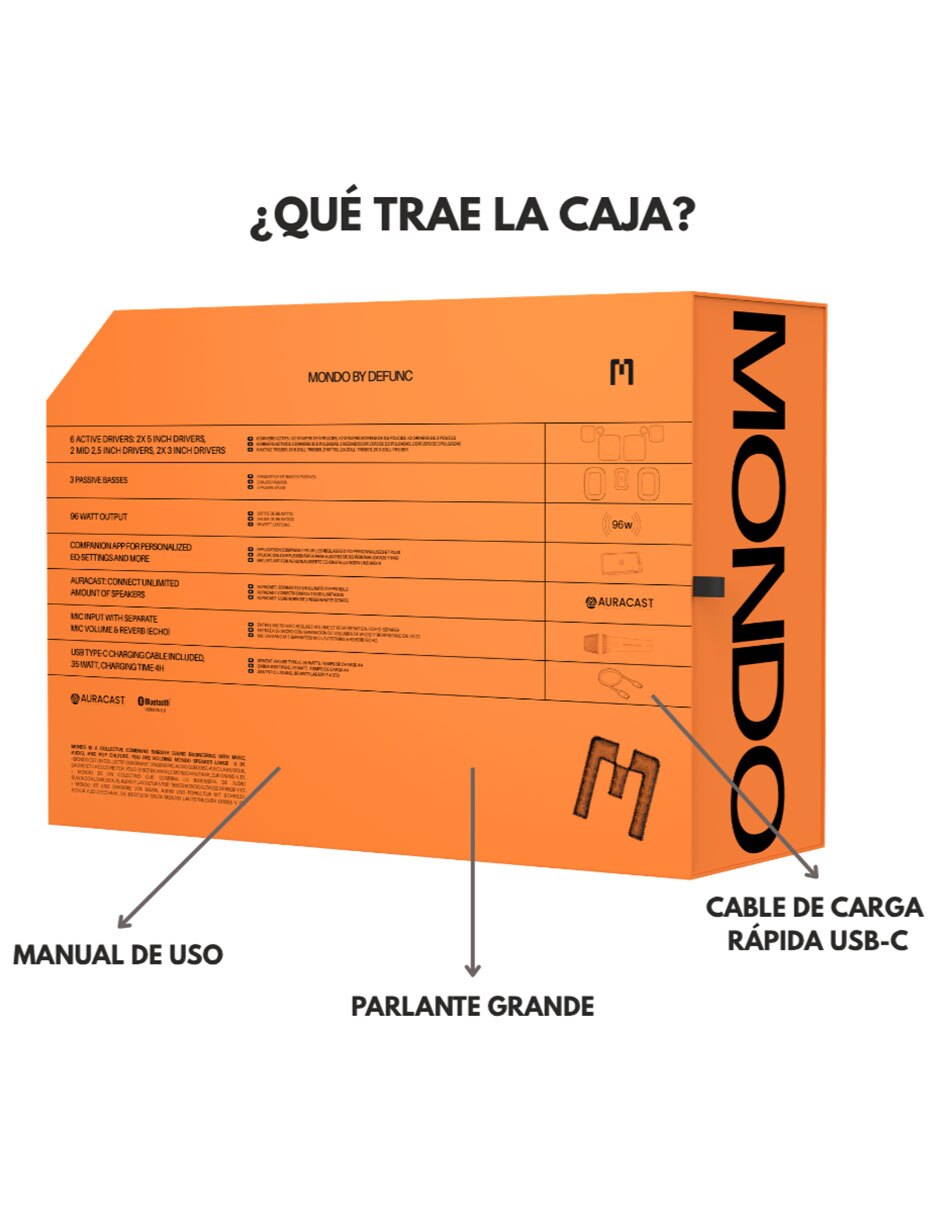 Bocina Large bluetooth 2