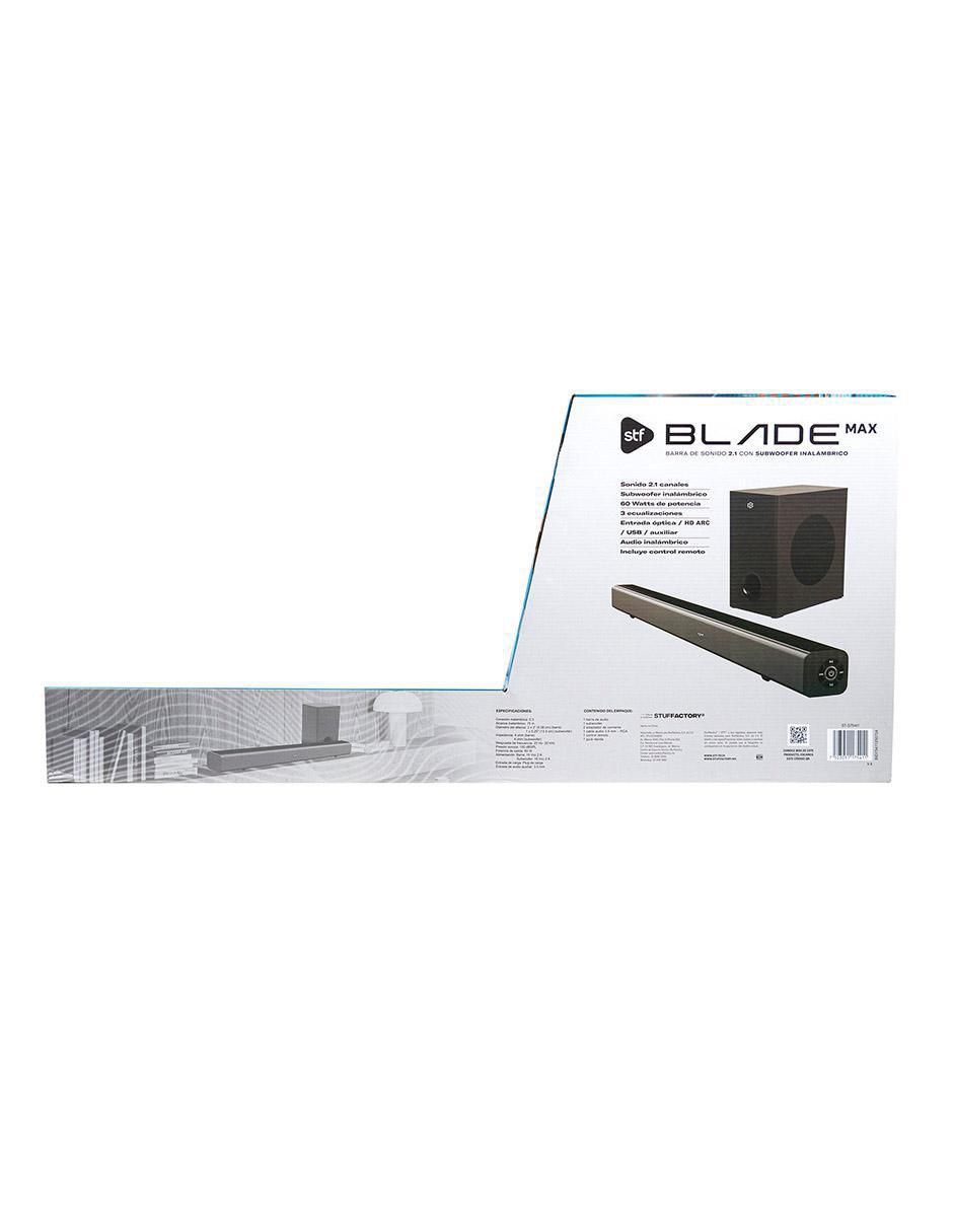 Barra de sonido Blade Max con subwoofer 7