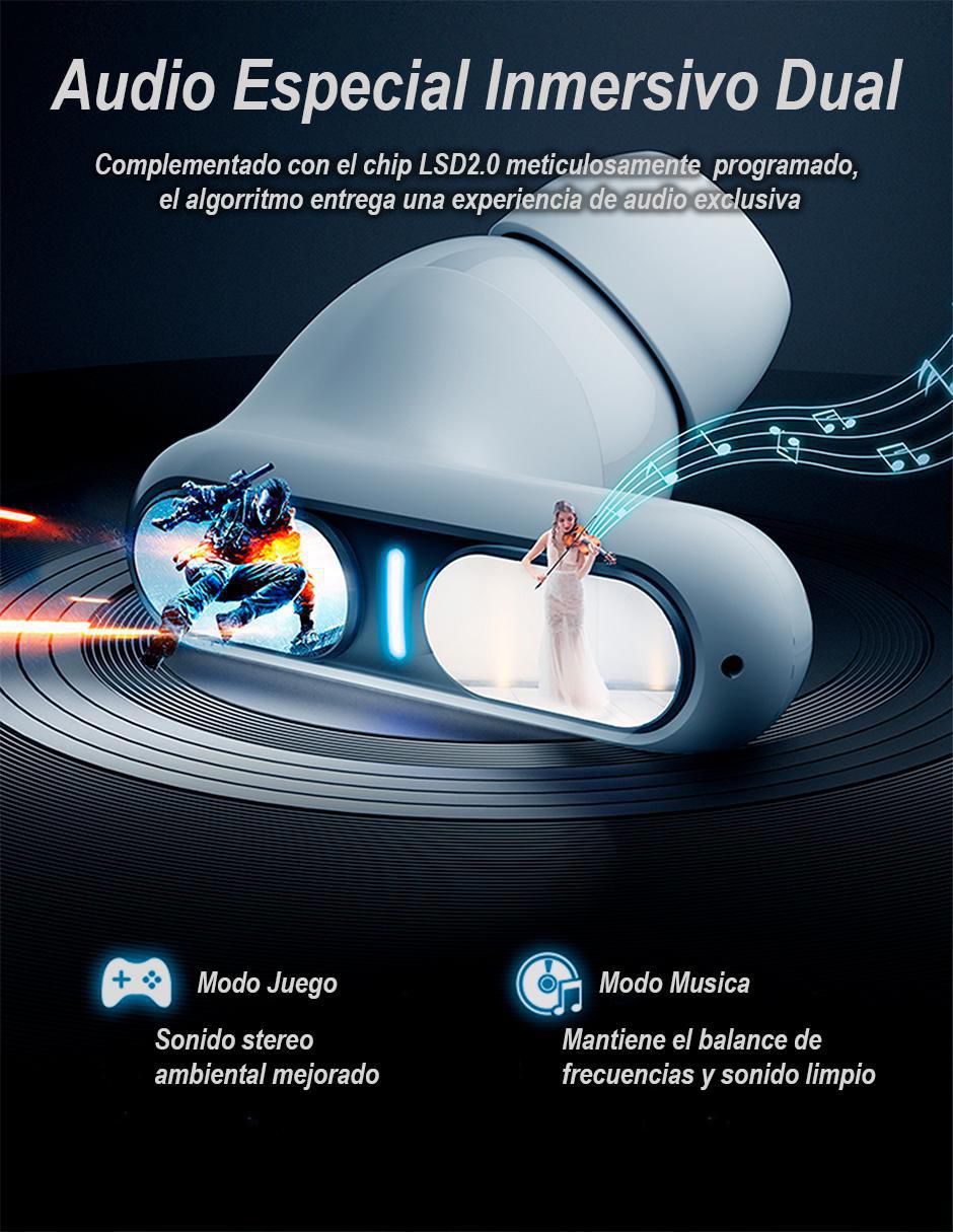 Audífonos In-Ear Tg12B inalámbricos con cancelación de ruido 2