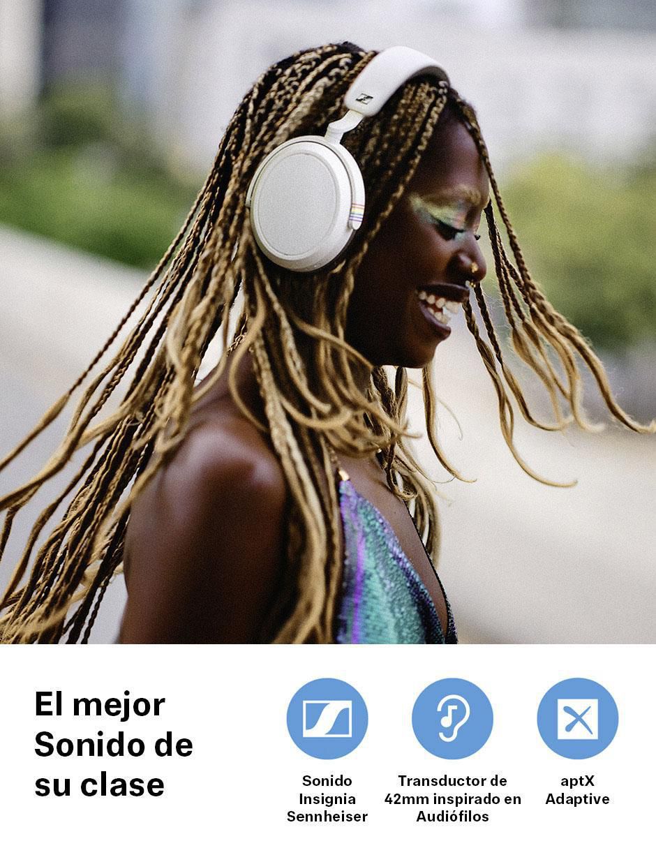 Audífonos Over-Ear Sennheiser Momentum Pride alámbricos e inalámbricos con cancelación de ruido