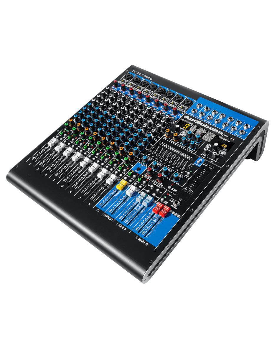 Mezcladora DJ Audiobahn TechnoMix8