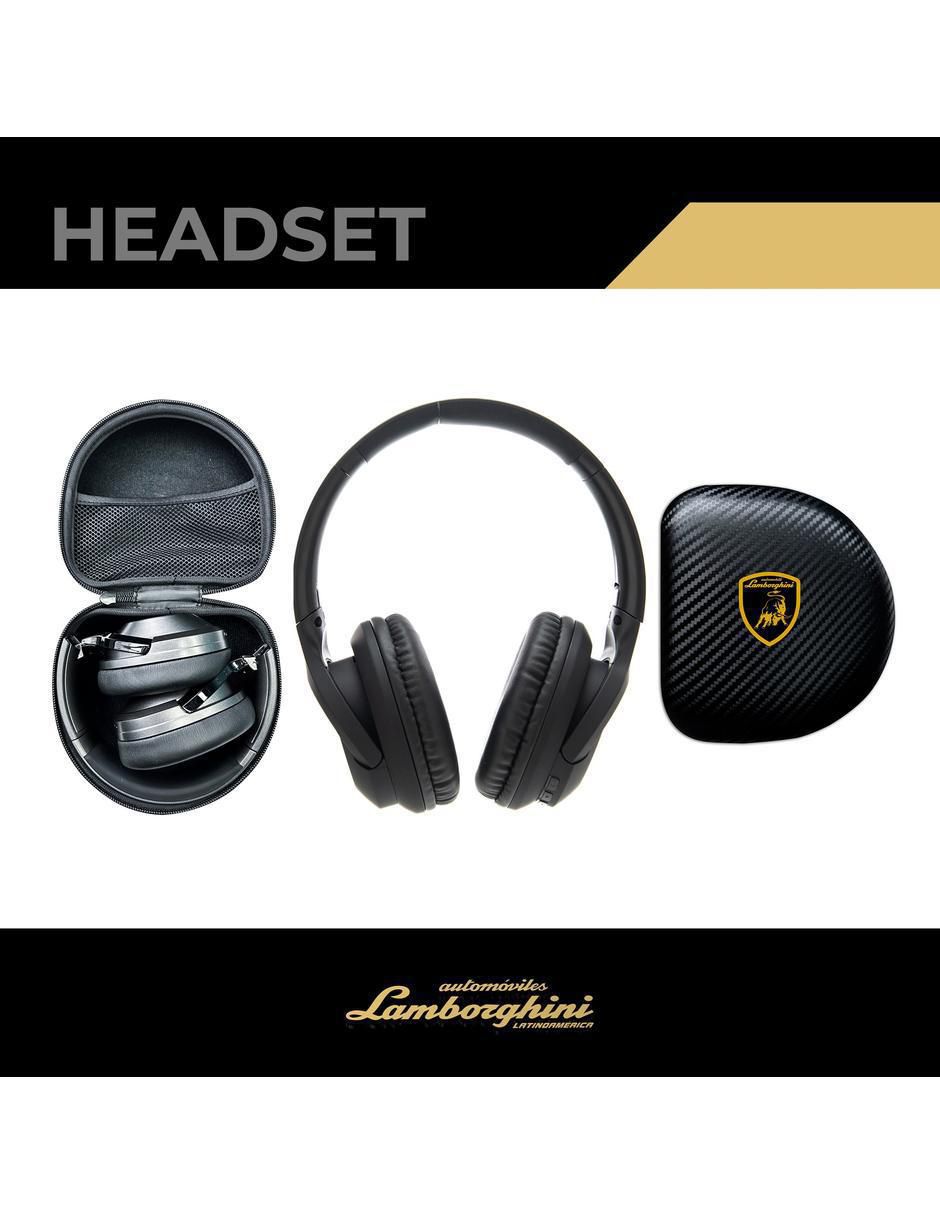 Audífonos Over-Ear Lamborghini Lamborghini Huracan Anc Noctis inalámbricos con cancelacion de ruido 5