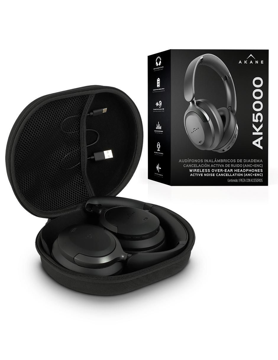 Audífonos On-Ear Akane Anc 35 Db inalámbricos con cancelación de ruido