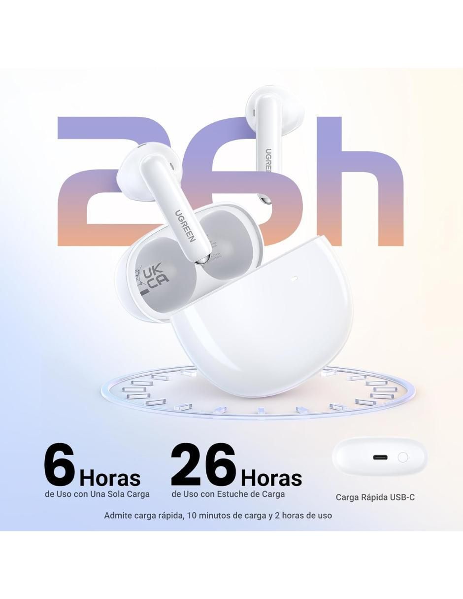 Audífonos In-Ear inalámbricos con cancelacion de ruido 3
