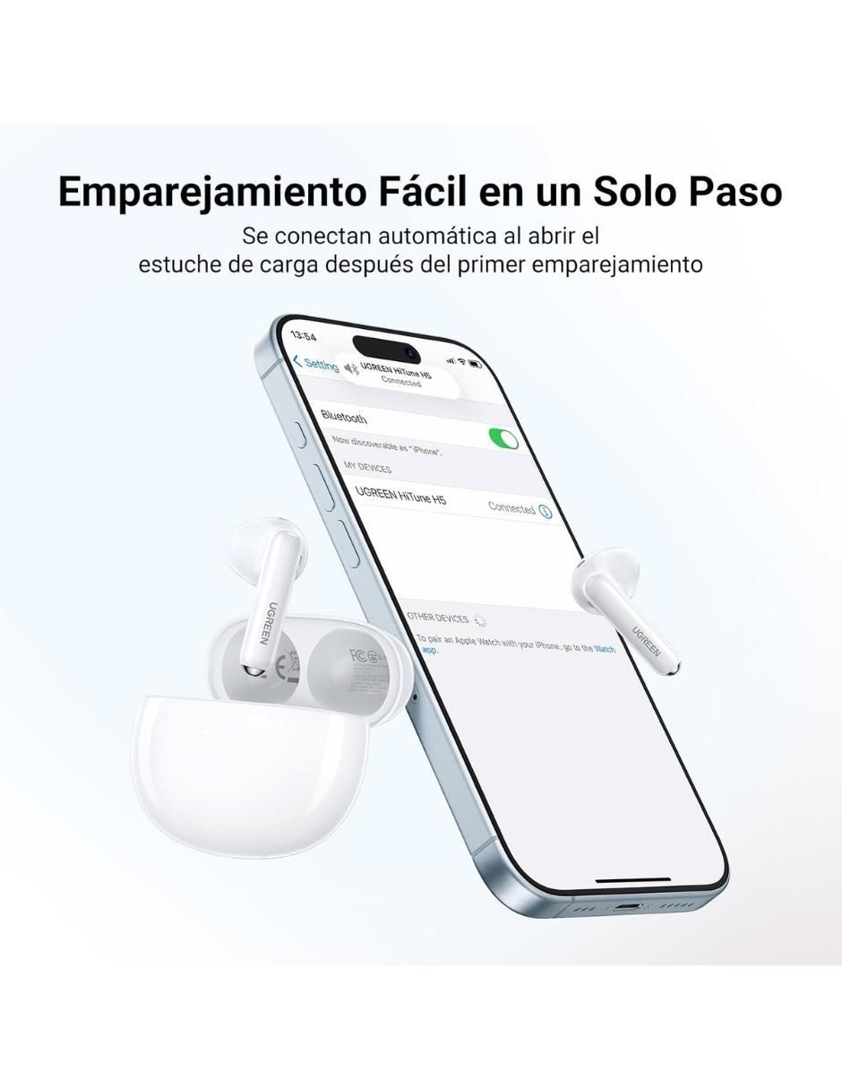 Audífonos In-Ear inalámbricos con cancelacion de ruido 6