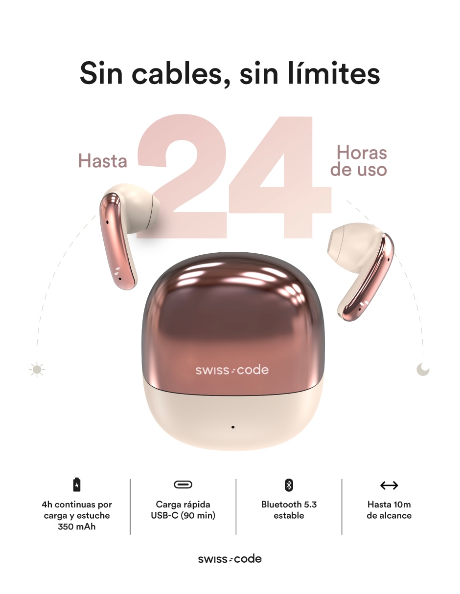 Audífonos In-Ear Swiss Code Amp inalámbricos