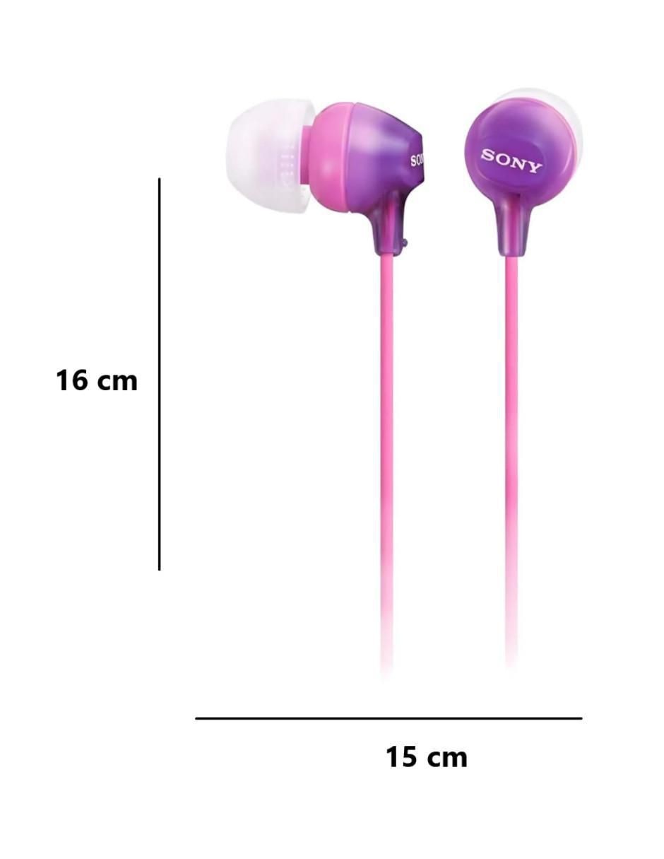 Audífonos In-Ear Mdr-Ex15Apvio alámbricos