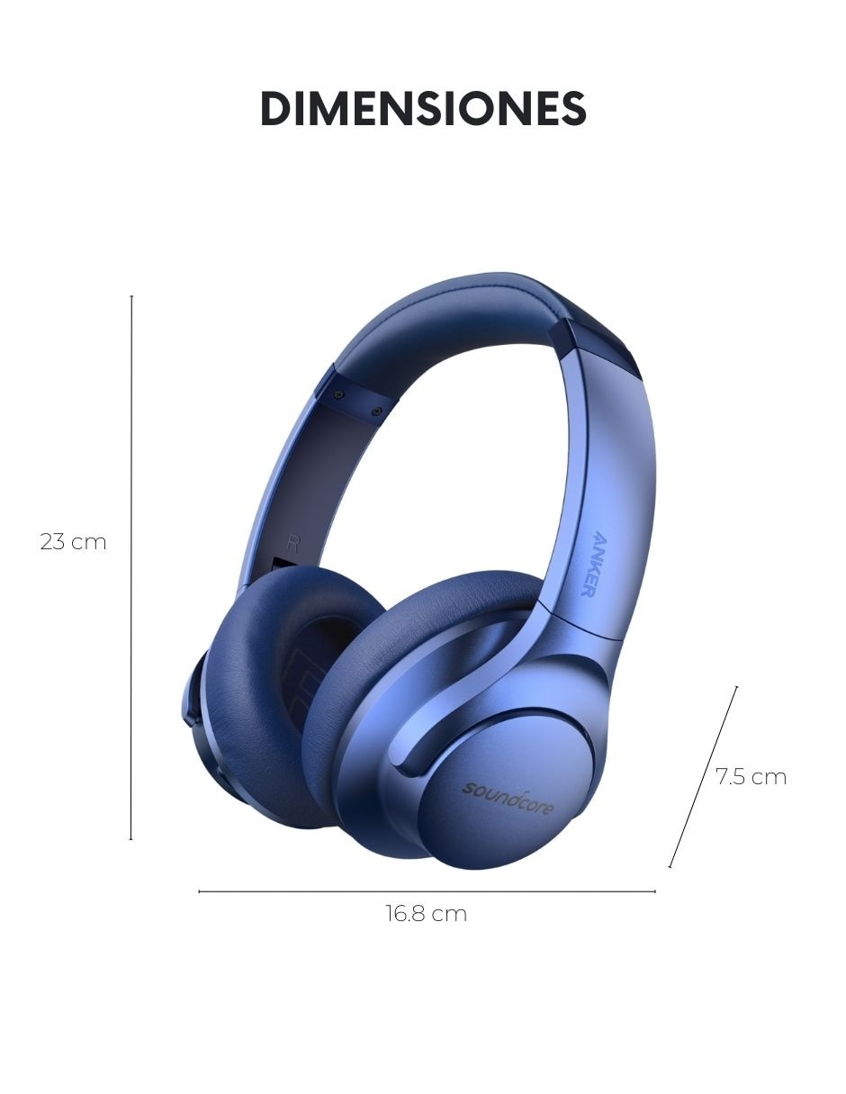 Audífonos Over-Ear Life Q20 inalámbricos con cancelación de ruido 11