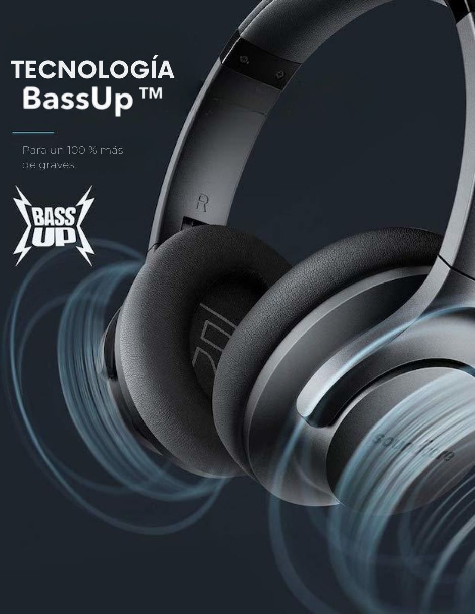 Audífonos Over-Ear Life Q20 inalámbricos con cancelación de ruido 10