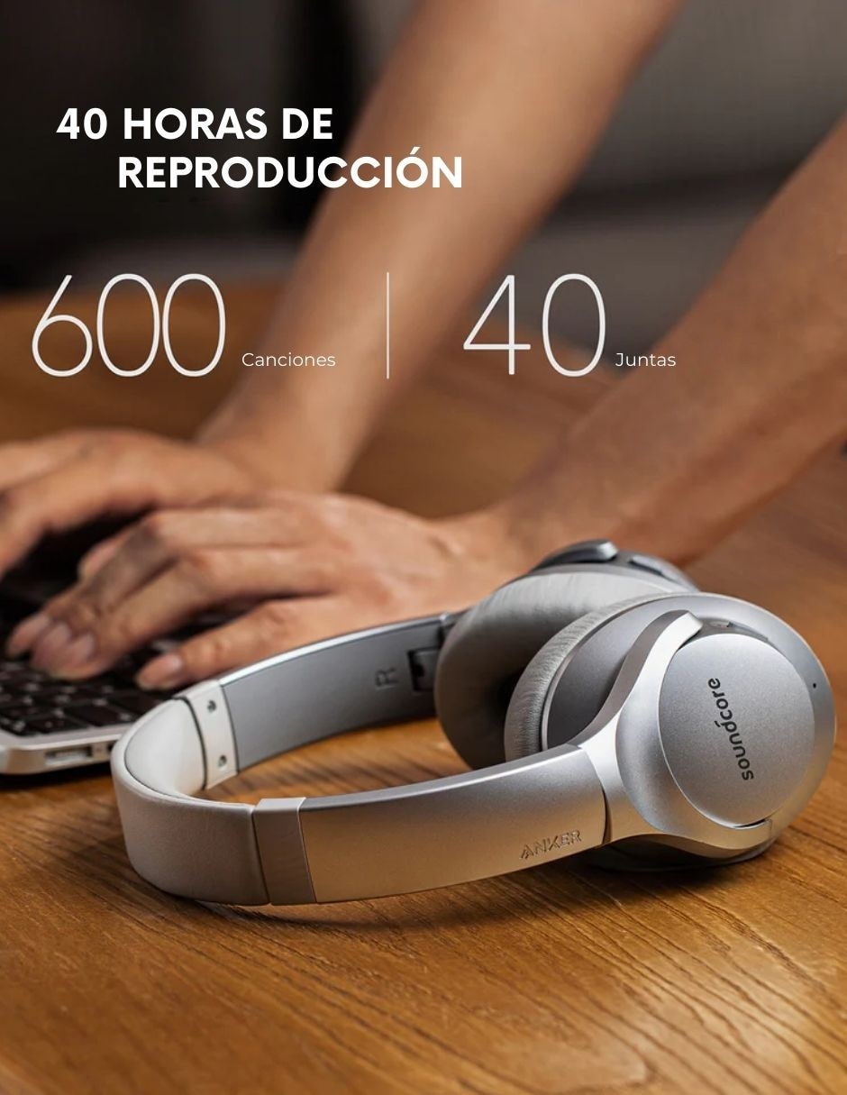 Audífonos Over-Ear Life Q20 inalámbricos con cancelación de ruido 9
