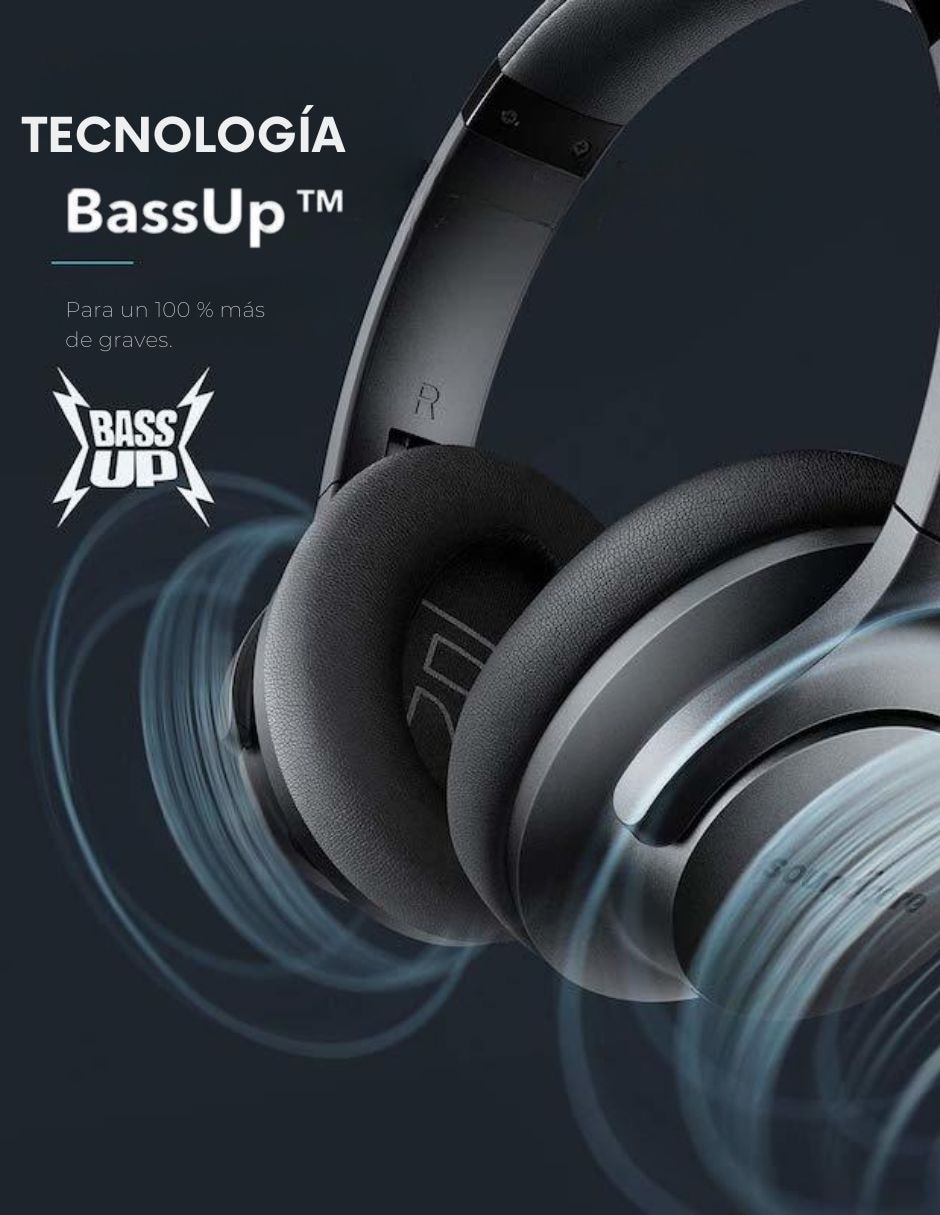 Audífonos Over-Ear Life Q20 inalámbricos con cancelación de ruido 5