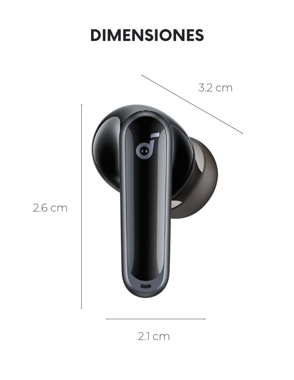 Audífonos In-Ear P40I inalámbricos con cancelación de ruido 10