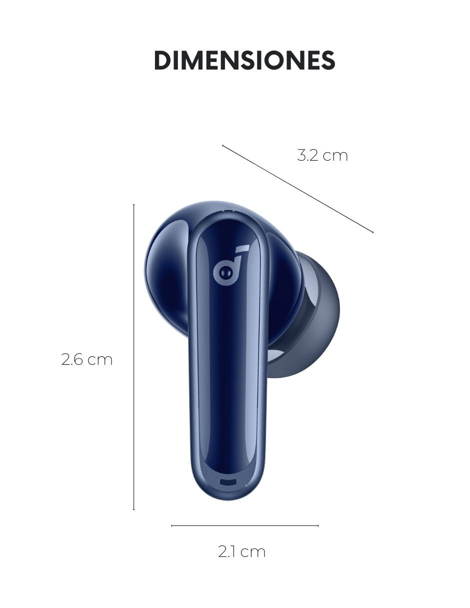 Audífonos In-Ear P40I inalámbricos con cancelación de ruido 10