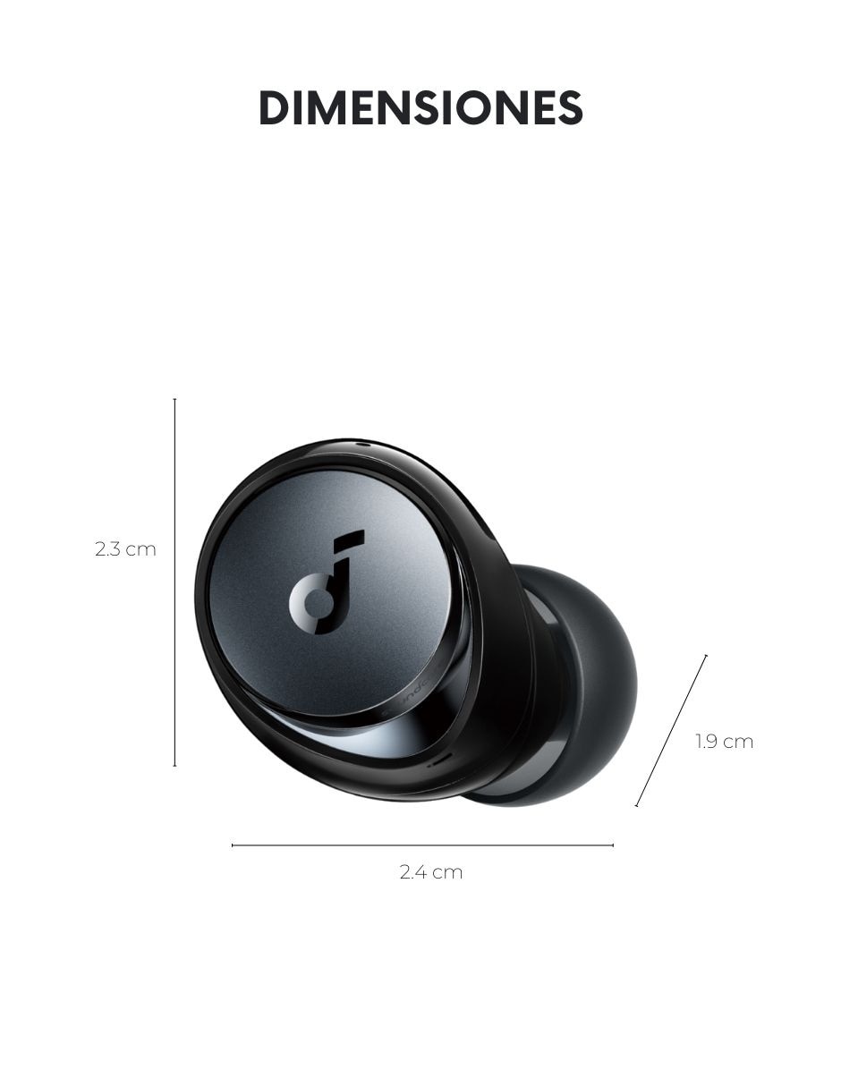 Audífonos In-Ear Space A40 inalámbricos con cancelación de ruido 10