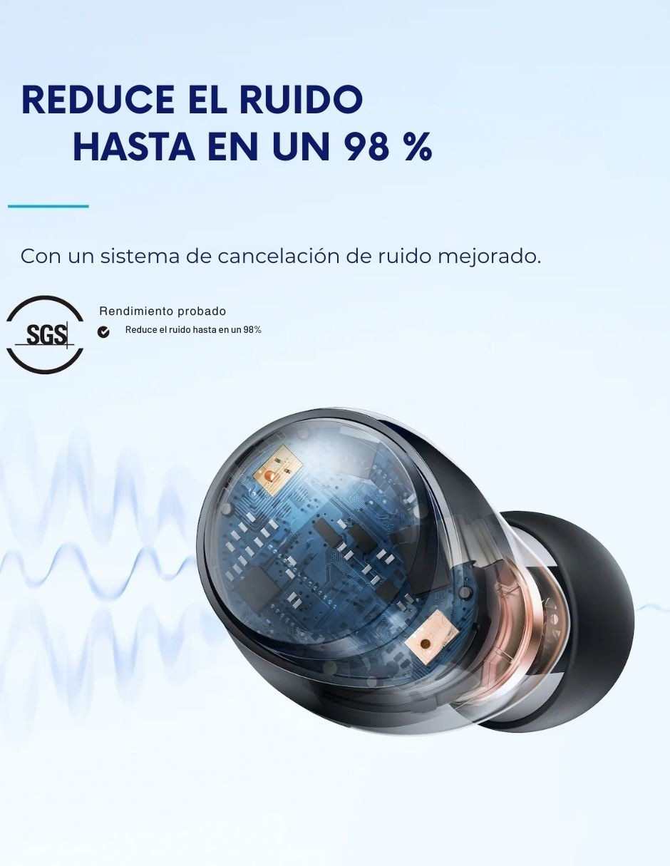 Audífonos In-Ear Space A40 inalámbricos con cancelación de ruido 5