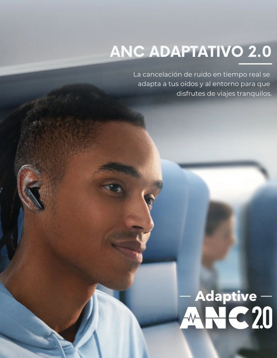 Audífonos In-Ear Soundcore Liberty 4 inalámbricos con cancelación de ruido