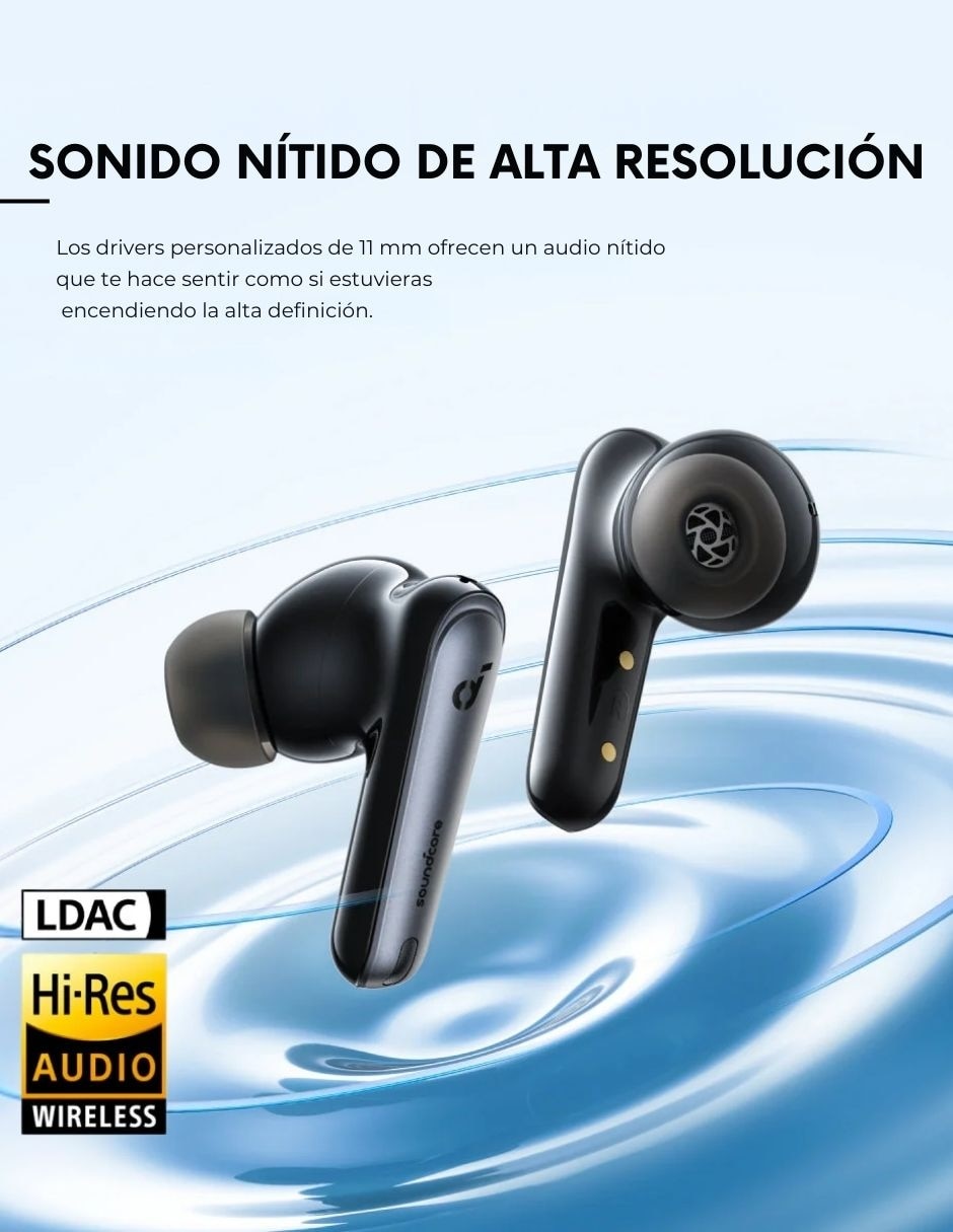 Audífonos In-Ear Soundcore Liberty 4 inalámbricos con cancelación de ruido