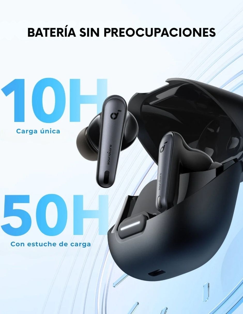 Audífonos In-Ear Soundcore Liberty 4 inalámbricos con cancelación de ruido