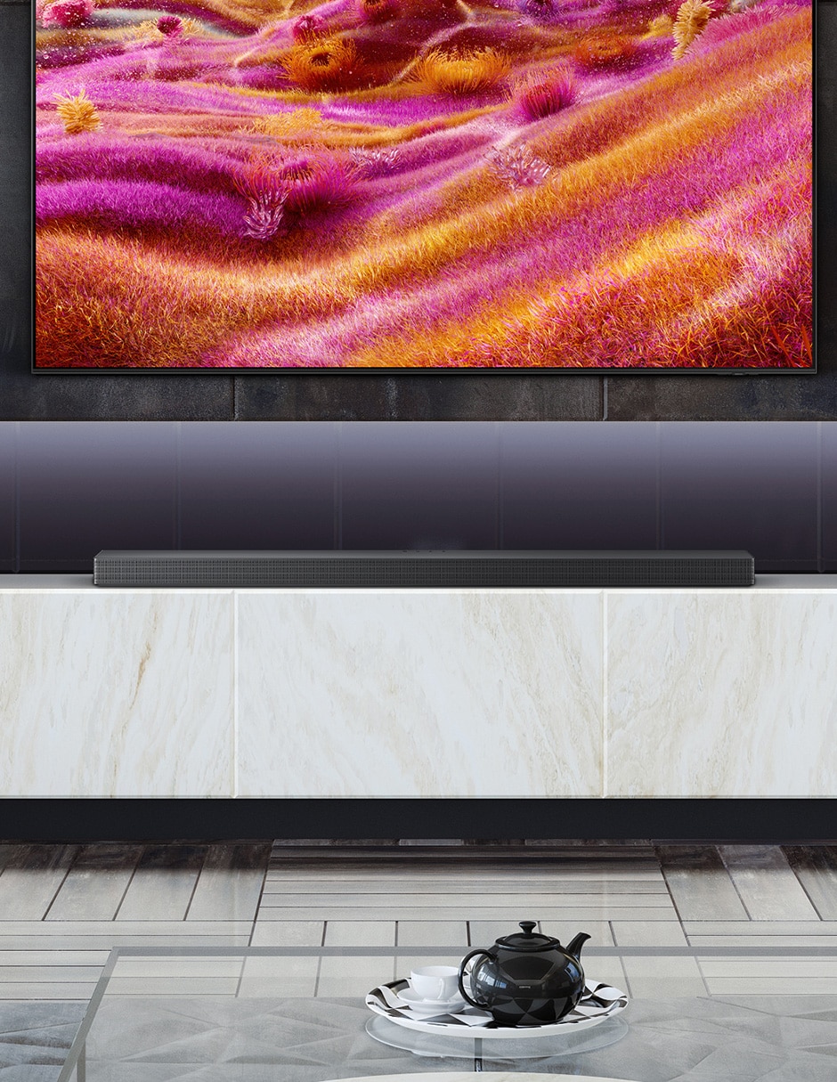 Barra de sonido Samsung hw-qs700f/zx con subwoofer