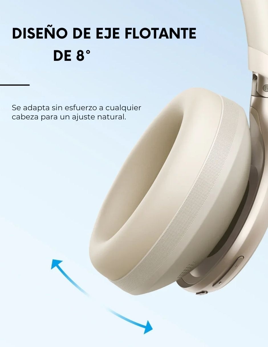Audífonos Over-Ear Soundcore Space One inalámbricos con cancelación de ruido