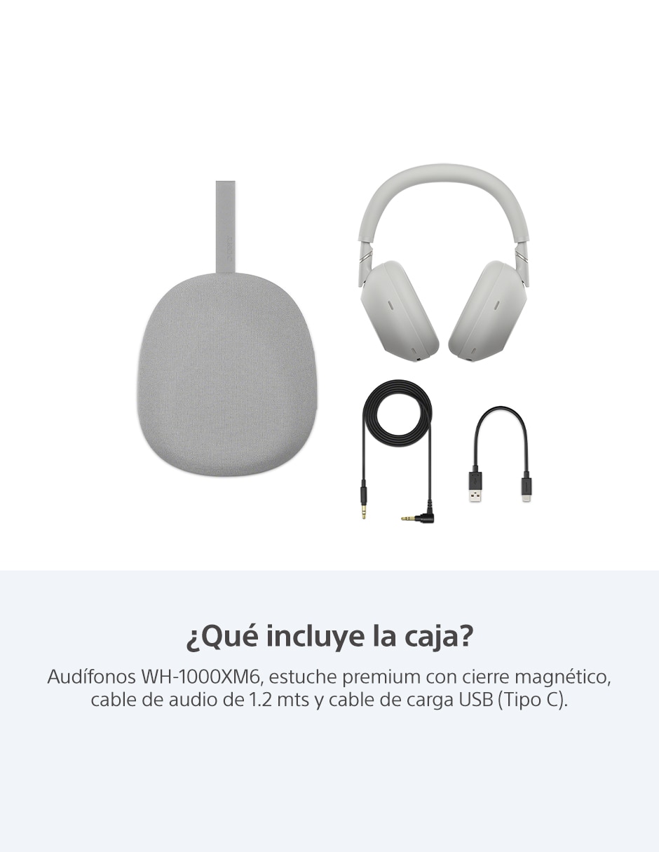 Audífonos Over-Ear Sony alámbricos e inalámbricos con cancelación de ruido