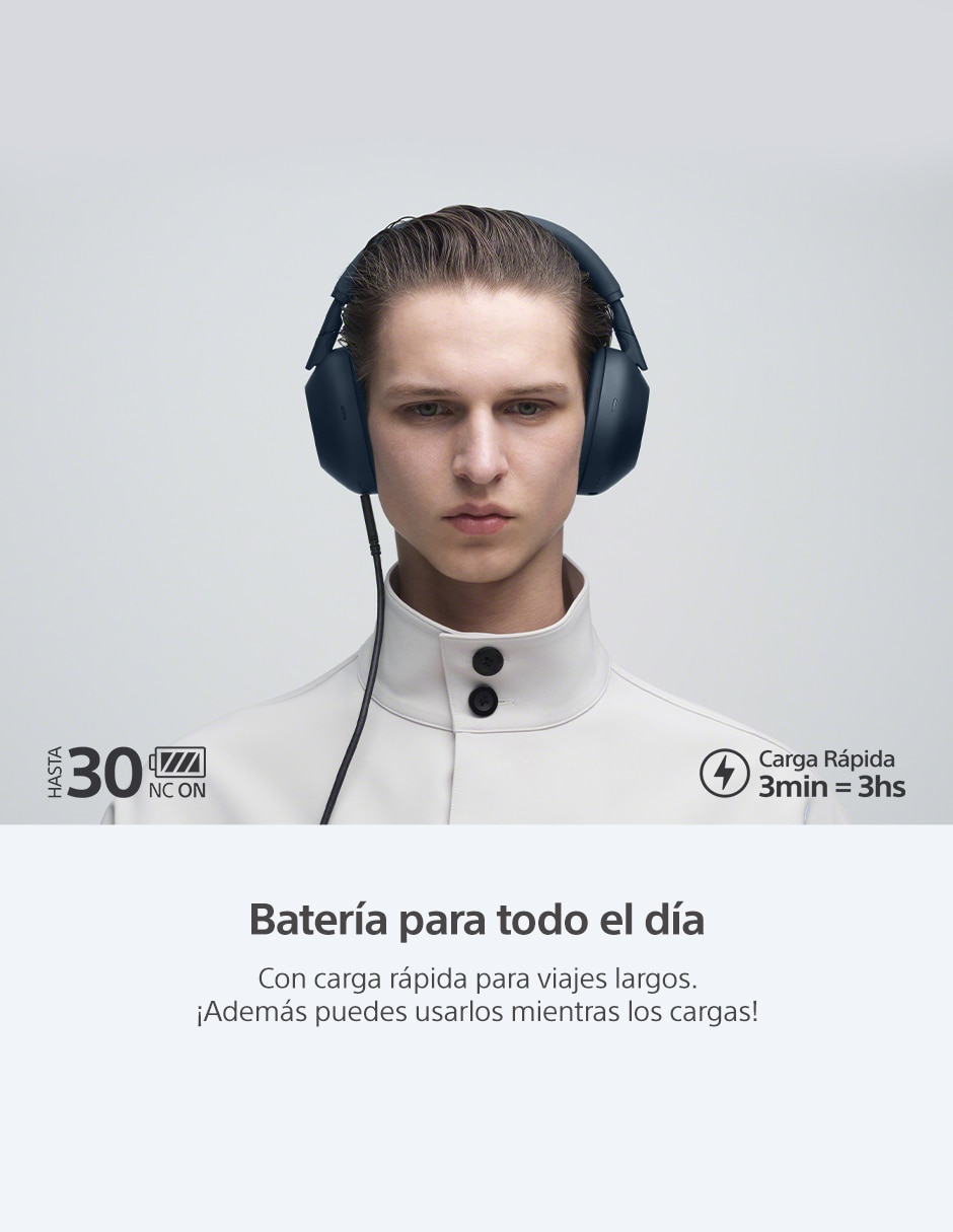 Audífonos Over-Ear alámbricos e inalámbricos con cancelación de ruido 3
