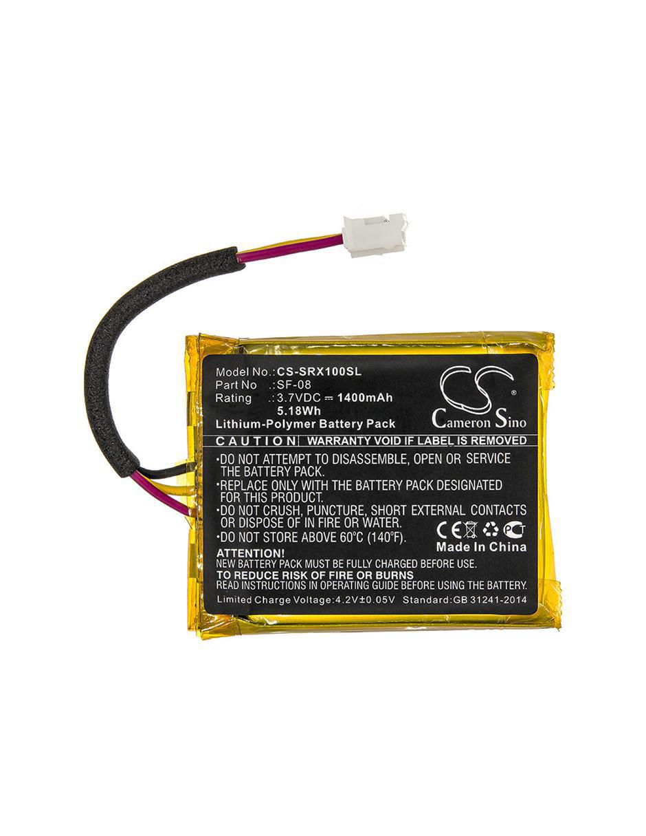 Batería recargable de repuesto cameronsino 1435 mah de bocina sony srs-xb10 3.7v