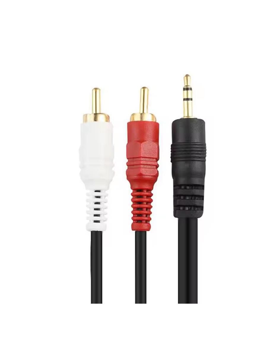 Cable RCA a tipo auxiliar 3.5 mm de 5 m 1